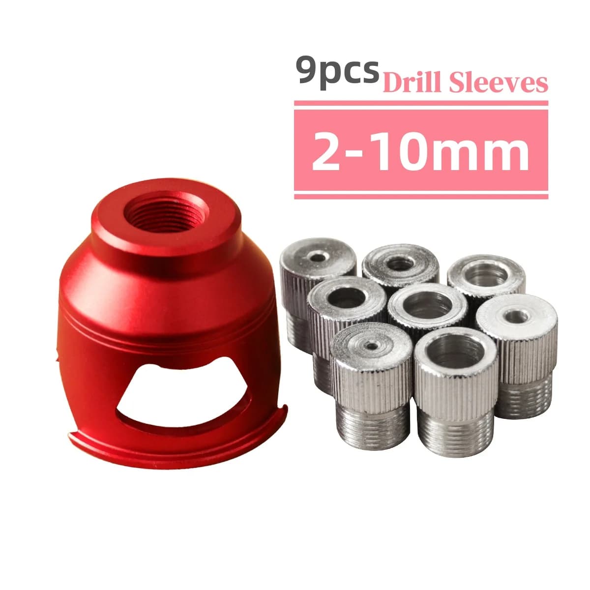 Lodret boreguide med dowel-skabelon, 2-10 mm
