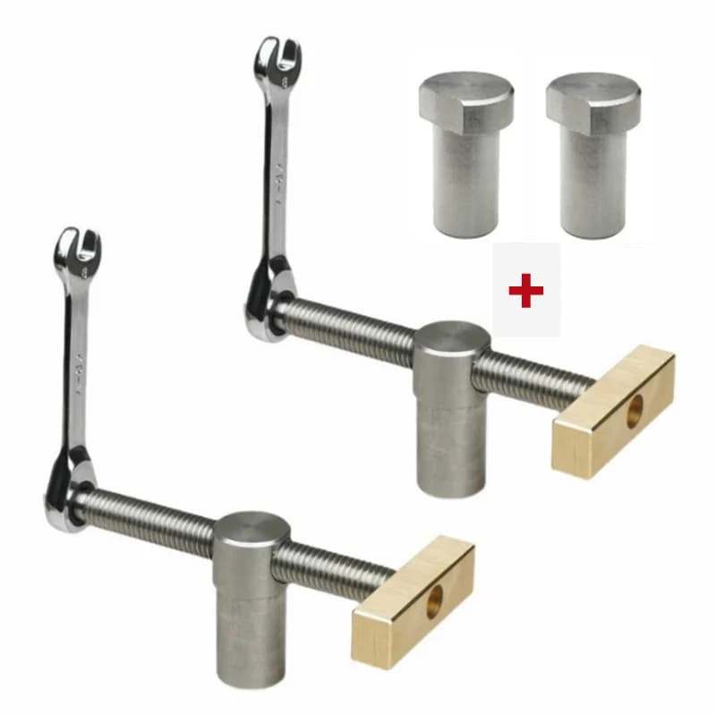 Messing benkedogs-indlæg til 3/4" og 20 mm huller