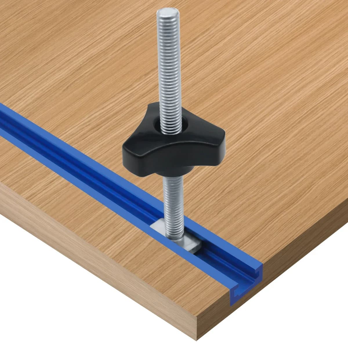 T-sporbolt, knopper og skydemøtrik kit