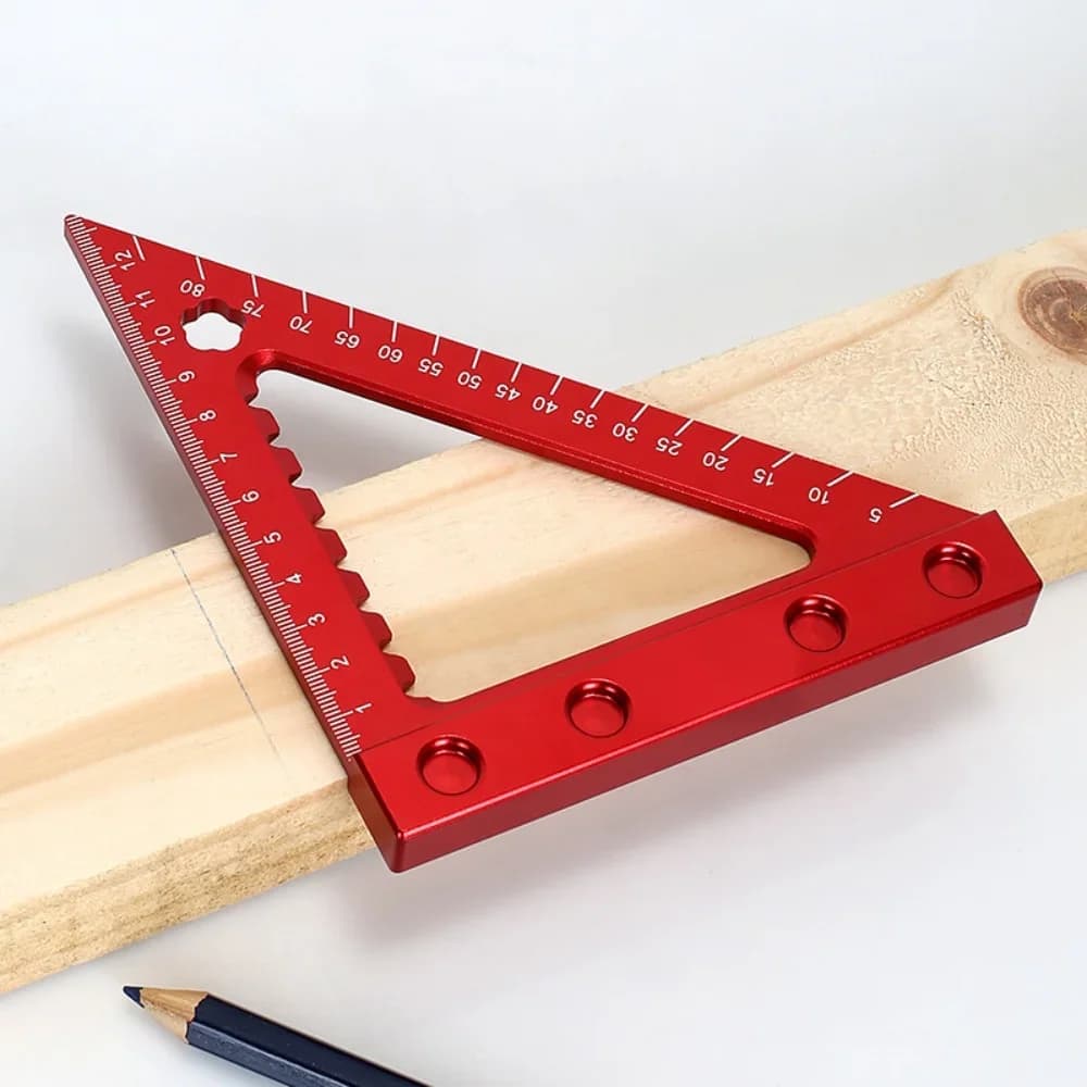 Præcis trekantsvinkelprotractor layoutlineal