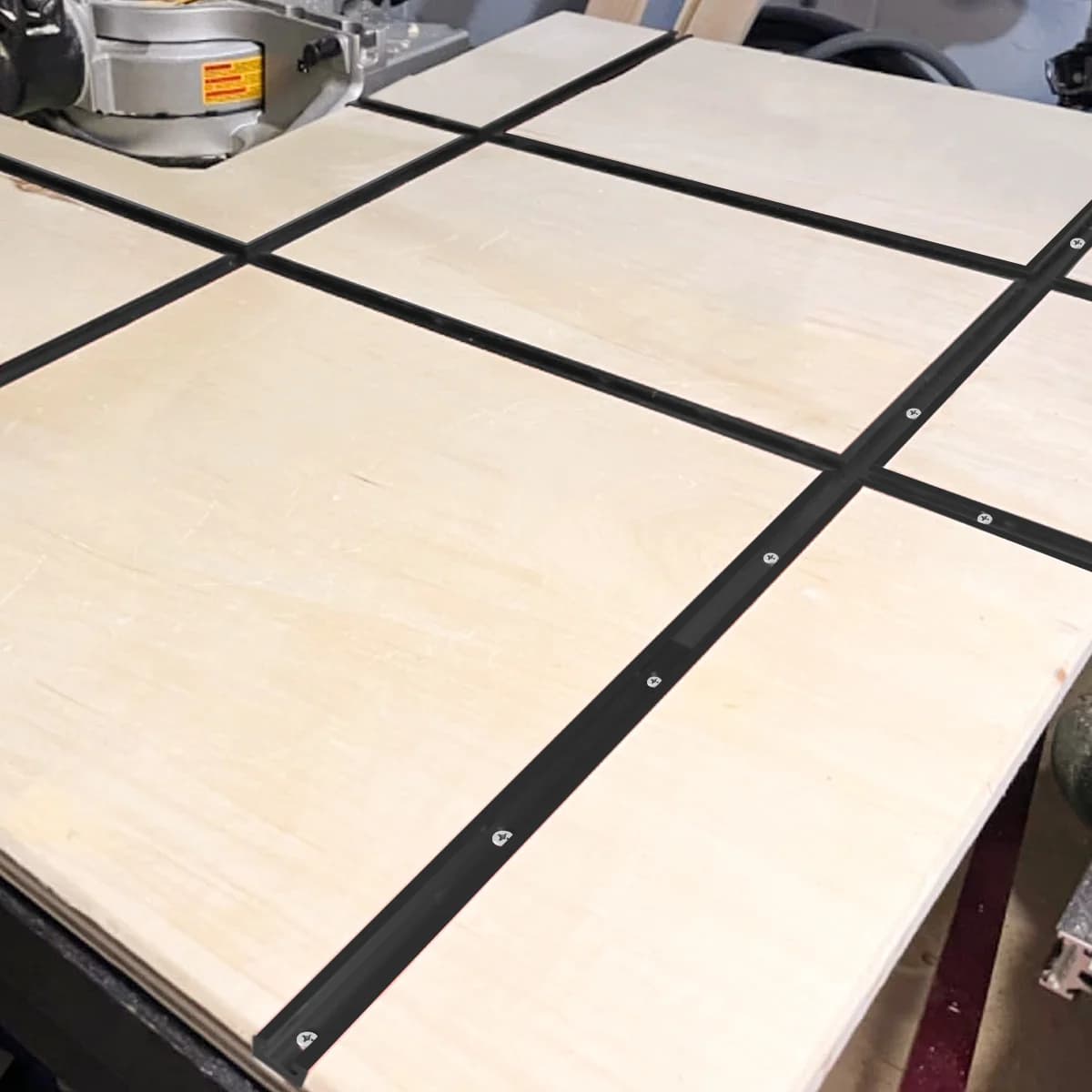 Aluminium T-slot miter skinne, 19x9,5mm til gør-det-selv værktøj