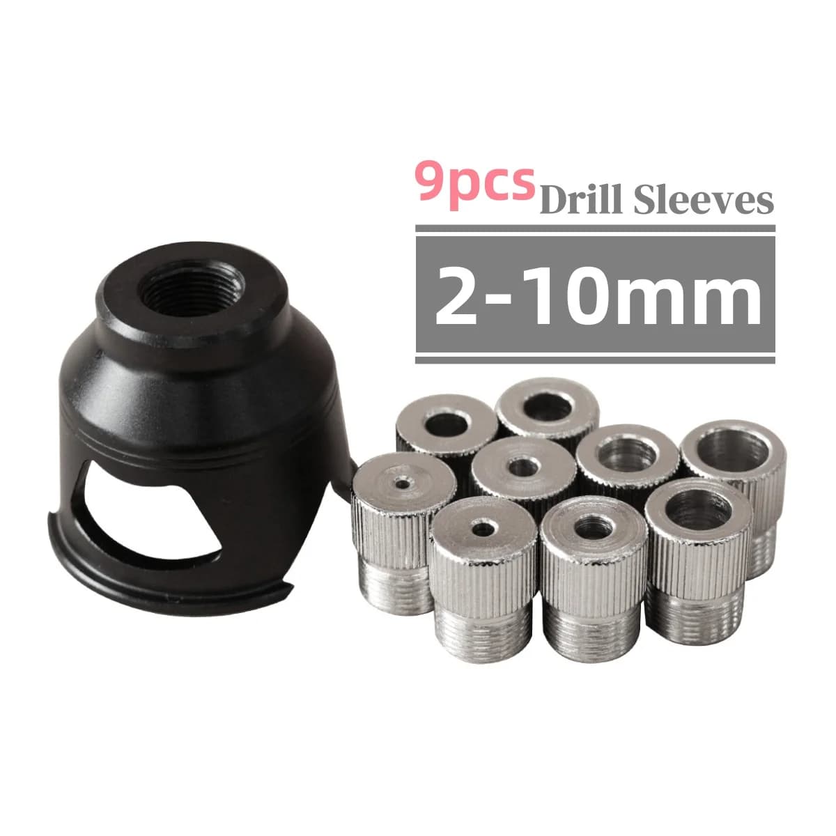 Lodret boreguide med dowel-skabelon, 2-10 mm