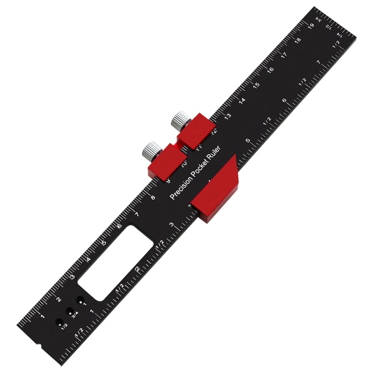 Præcisions glideskinne i aluminium med glidestop