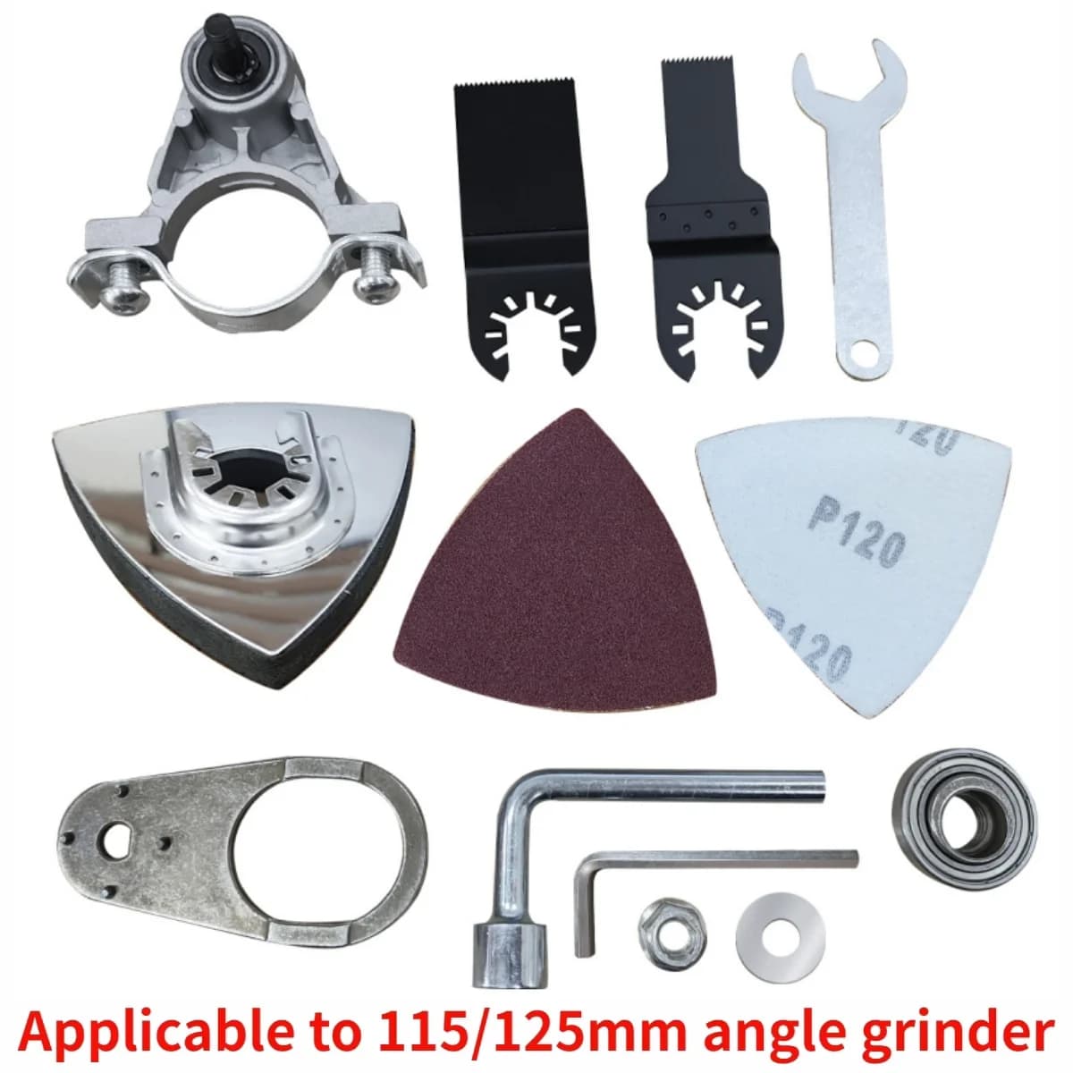 Universel vinkelslibehovedadapter M10/M14 gevind