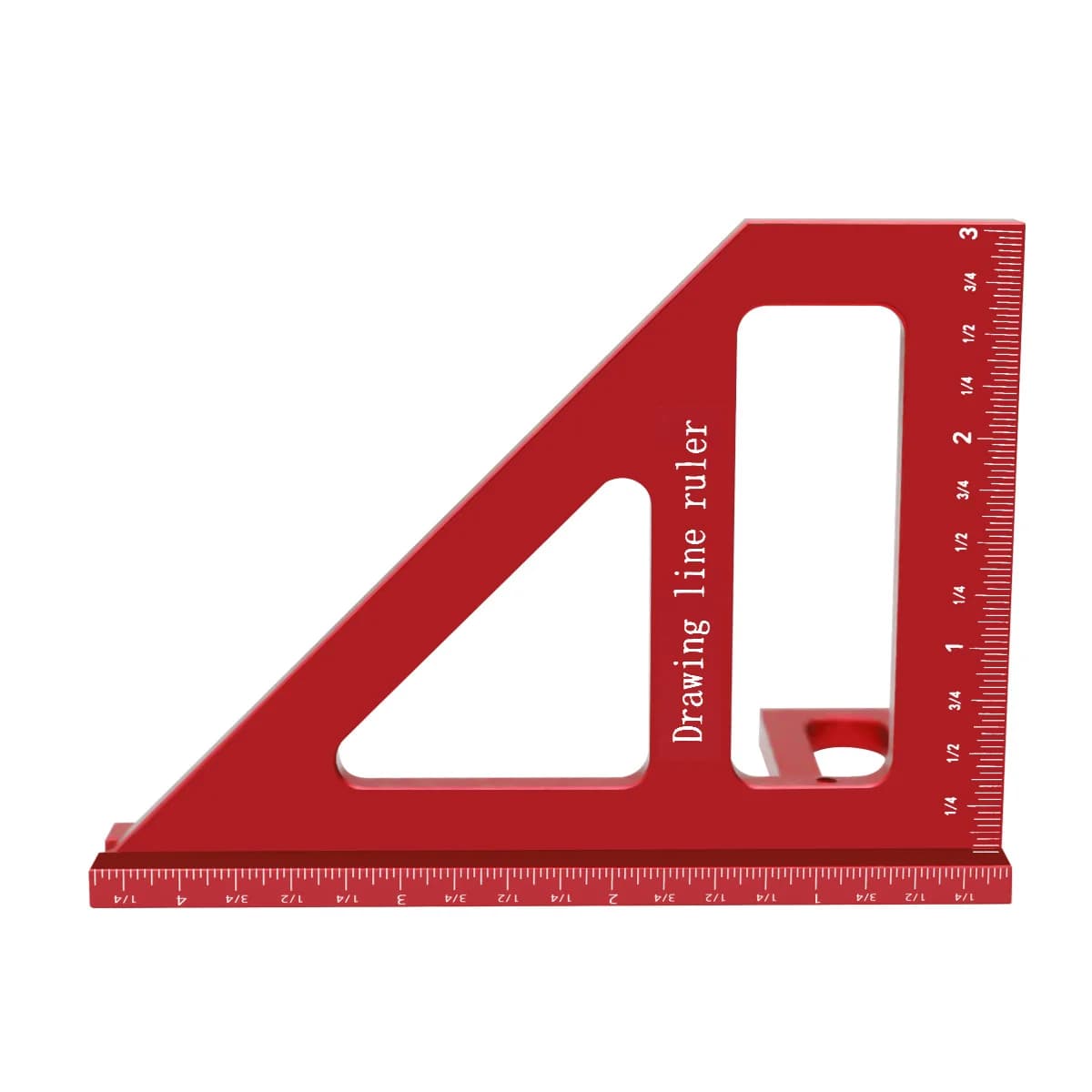 45/90 graders aluminium vinkelmåler trekanter