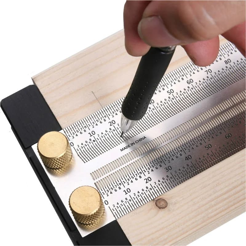 Præcisionshullålemål og ritegauge i rustfrit stål