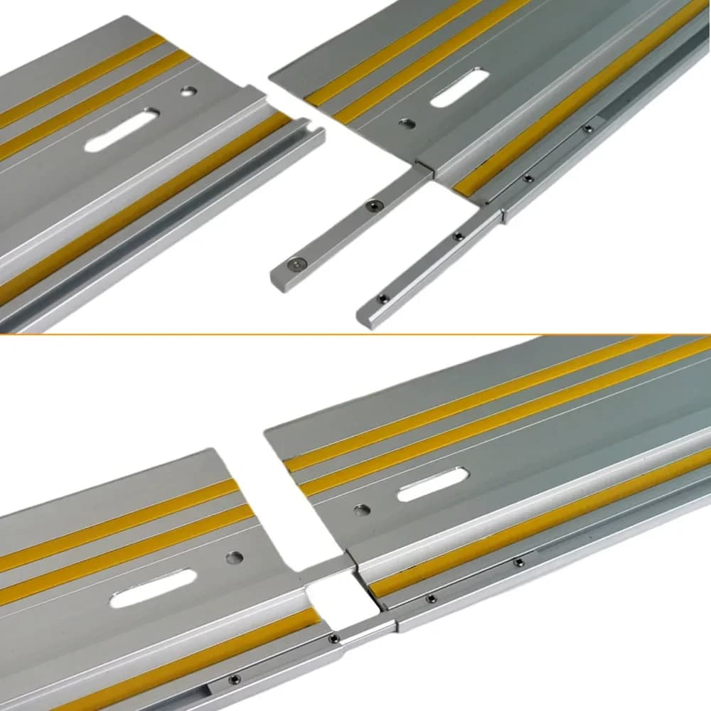 Skinnesaveguide i ekstruderet aluminium