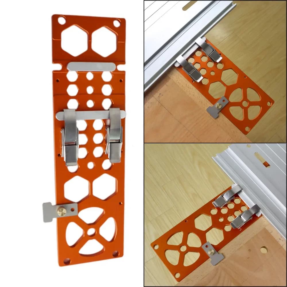 Aluminiumsskinneklemme til cirkelsav (firkant)