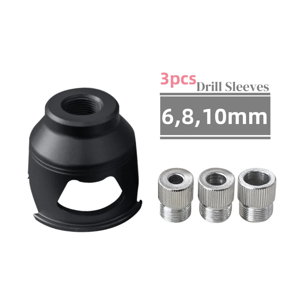 Lodret boreguide med dowel-skabelon, 2-10 mm