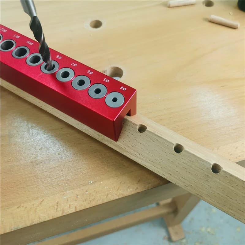 4-12 mm lodret lommehuls borre-guide