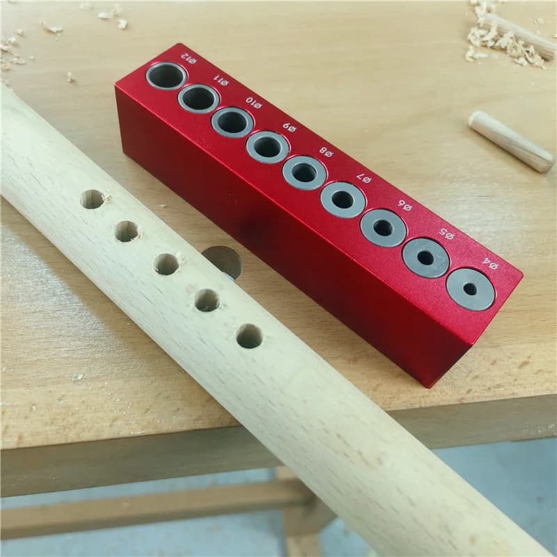 4-12 mm lodret lommehuls borre-guide