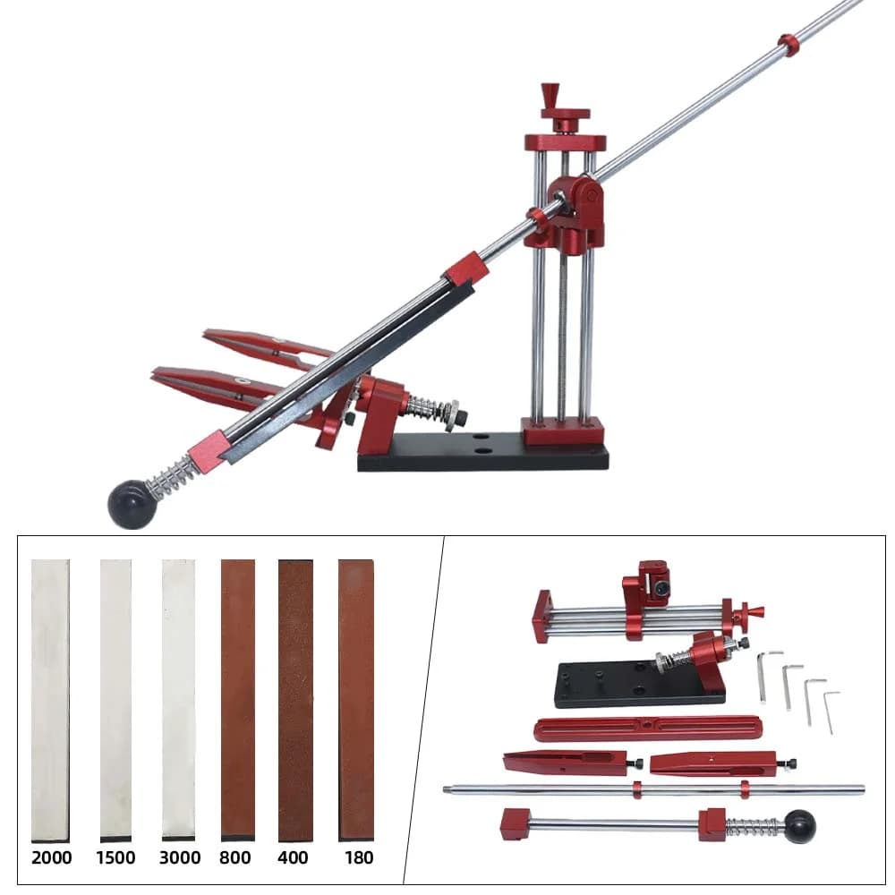 Knivslipesystem med 360-graders rotation