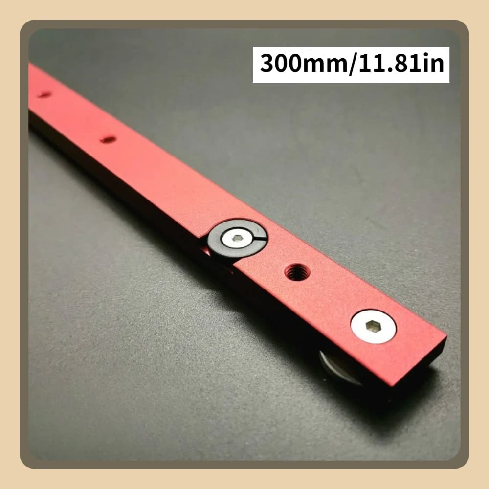 Aluminium T-slot miterbar skyder, 300/450mm