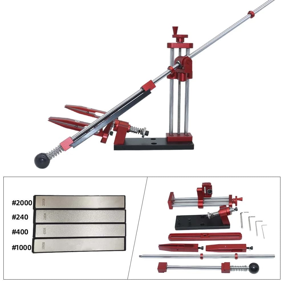 Knivslipesystem med 360-graders rotation