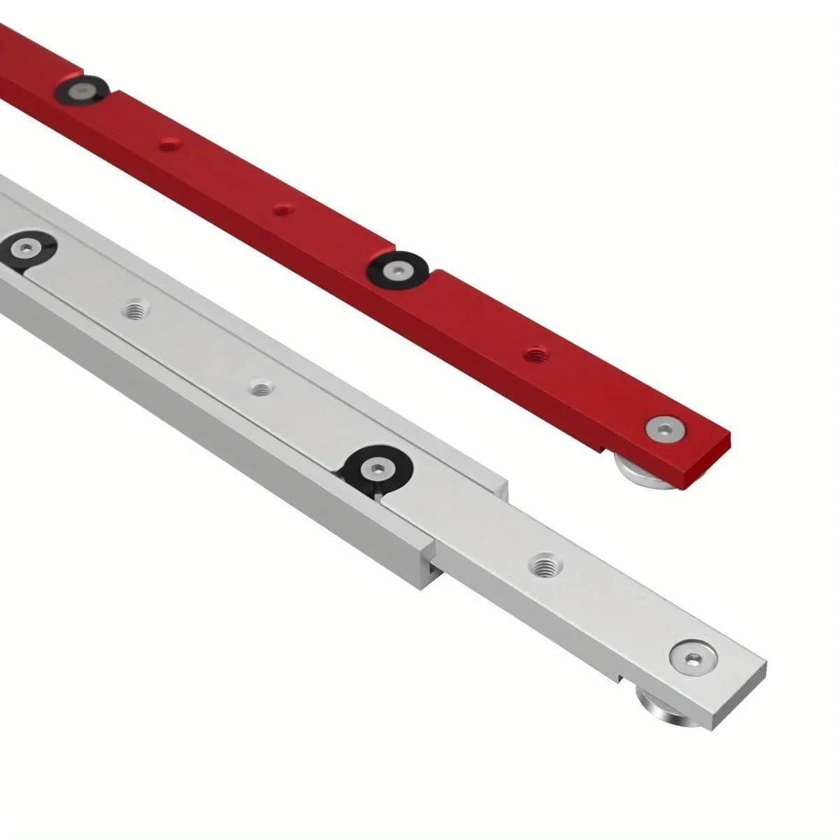 2 stk. Aluminium T-skinne Gervinkel-skubare Skyder Kit