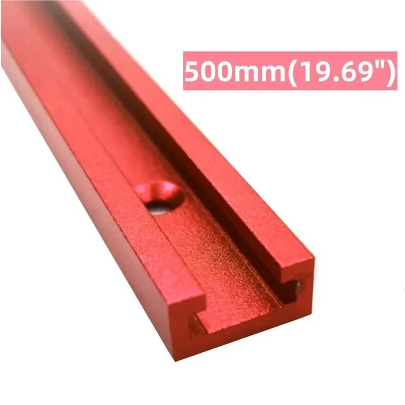 500 mm dobbelt-T-skinne med T-bolt knophåndtag sæt