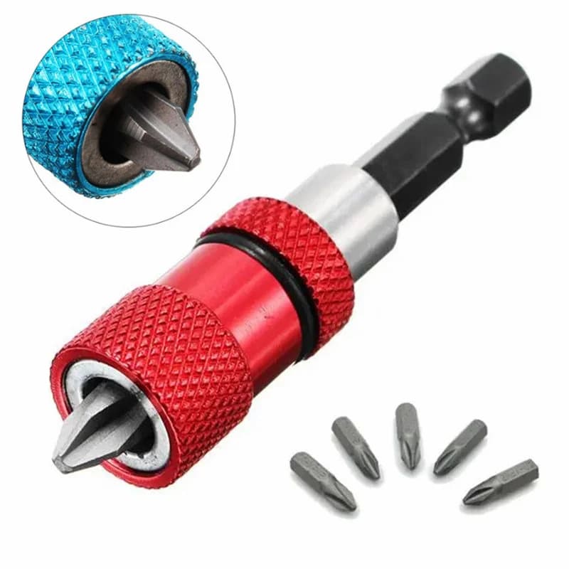 60 mm justerbar magnetisk sekskantshank forlænger til skrueklinge