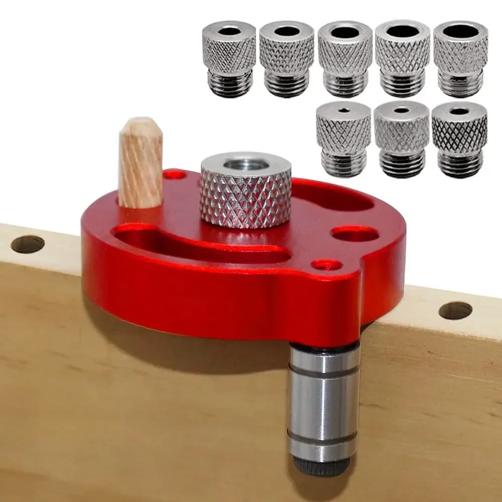 Opgraderet 3-10 mm lodret selvcentrerende hulborre-jig