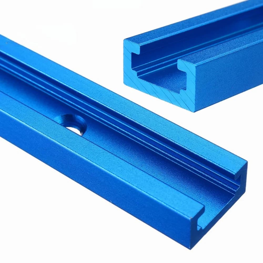 Universal aluminium T-slot mitringsbanelineal fixture