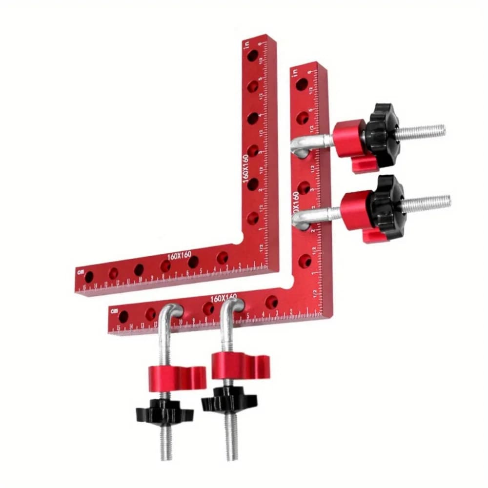 160 mm L-formet positioneringspanel med fast klemme