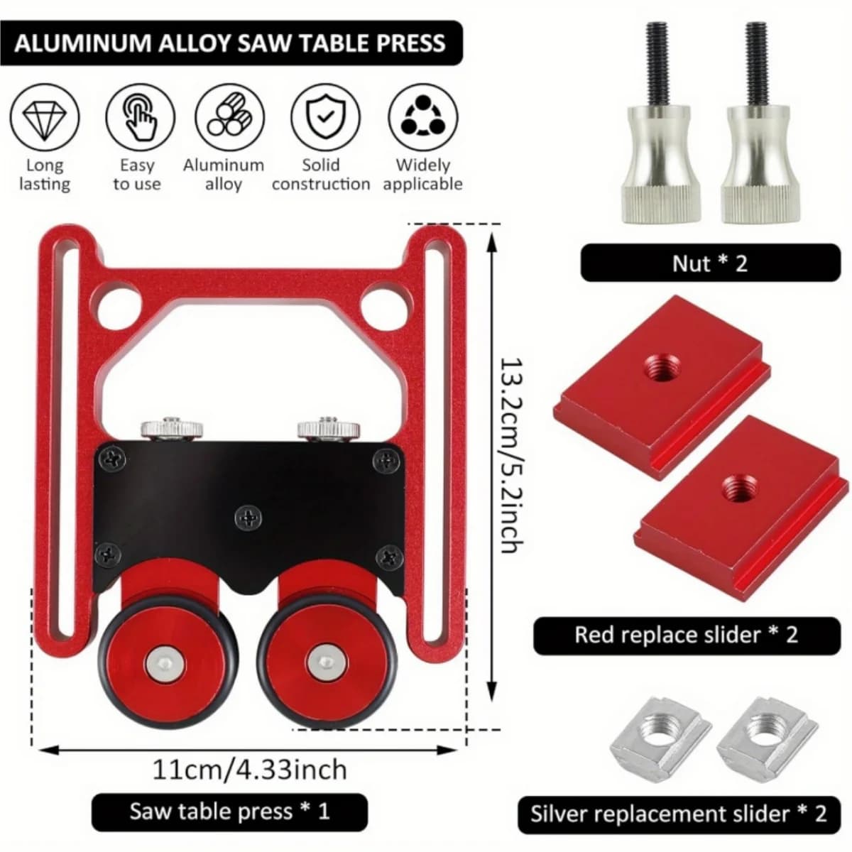 Justerbar aluminiumsstyrebord-foderingsrulle