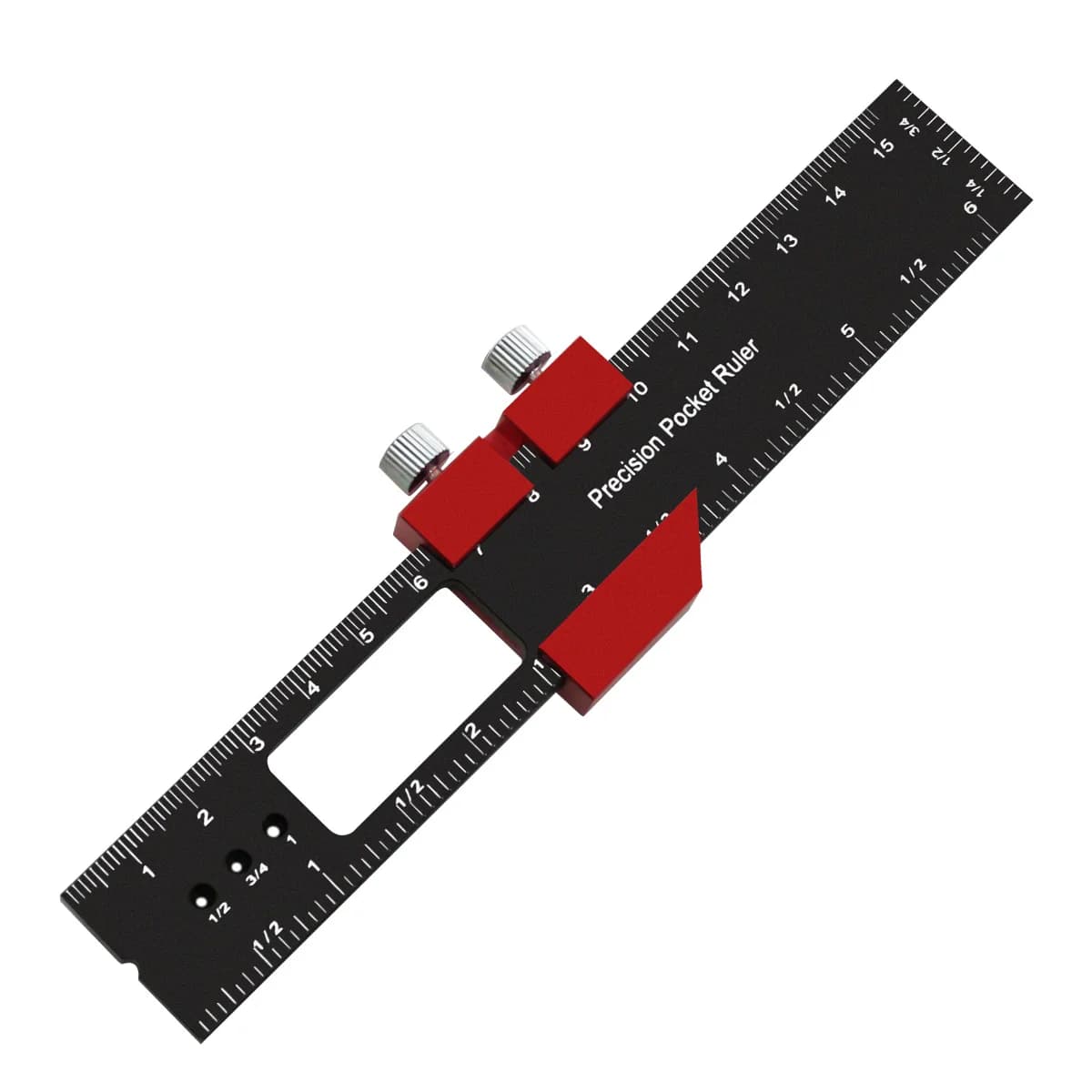 Præcisions glideskinne i aluminium med glidestop